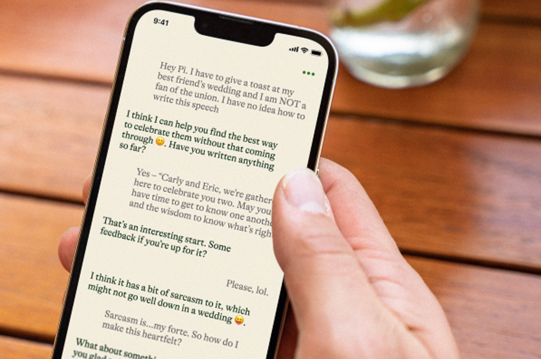 Pi—The Emotional Support Chatbot: Why Specialised Chatbots Are The Future