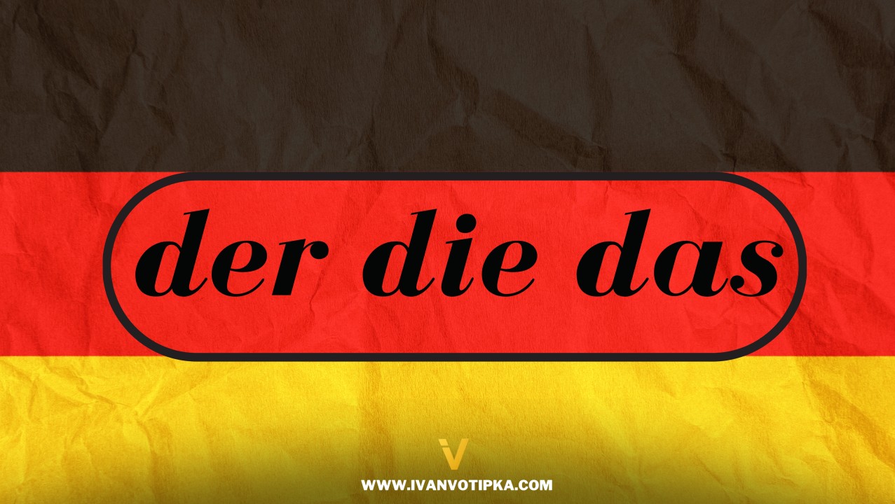 How to learn German articles der, die, and das