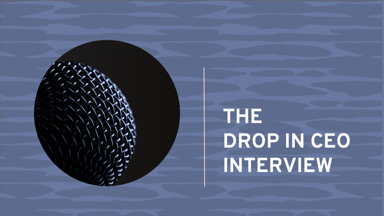 The Drop In CEO Interview