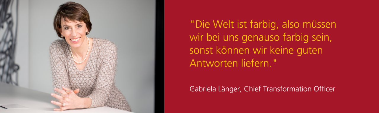 Gabriela Länger im Interview: Die unerschrockene Pragmatikerin