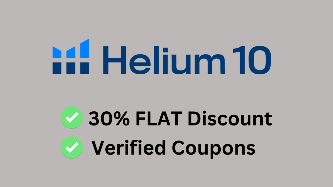Helium 10 Coupon (2024 Ninja) » 30% Discount Codes