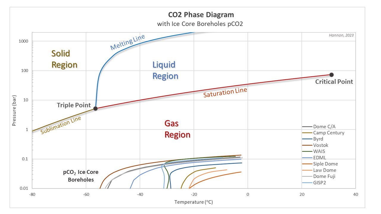 The Phase of CO2 in Ice
