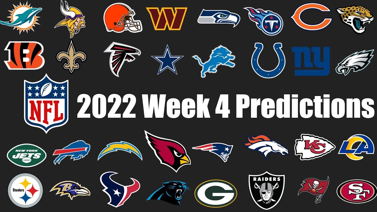 nfl picks week 4 predictions