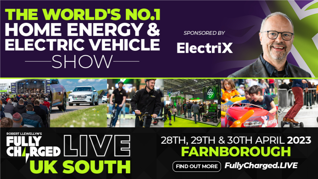 ElectriX, powered by LV= General Insurance takes lead role at Fully Charged  LIVE South and North
