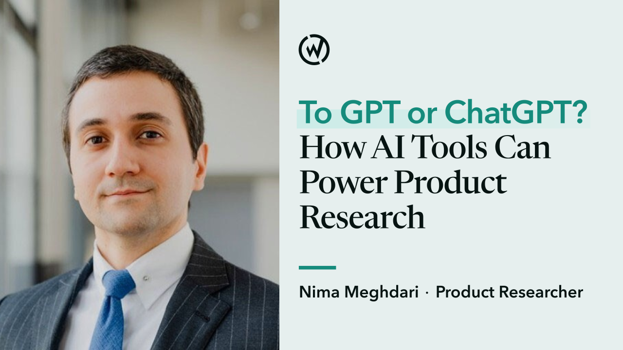 To GPT or ChatGPT? How AI Tools Can Power Product Research