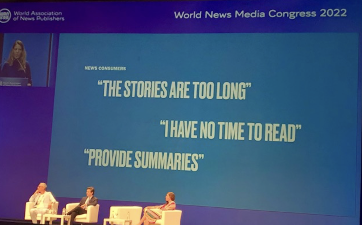 "Keep users as your north star” — 4 takeaways from WAN-IFRA World Congress in Spain