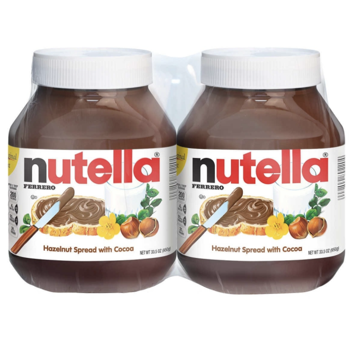 Ferrero Nutella Chocolate Spread in jars 350g, 400g, 600g, 750,800