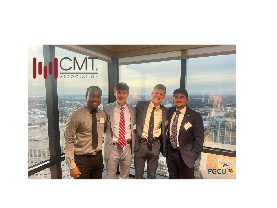 FGCU students attend Chartered Market Technician (CMT) conference in Tampa, FL.