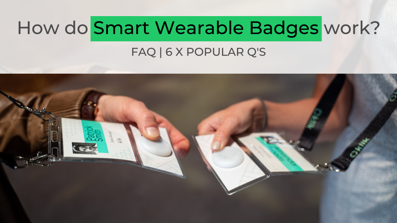How do Smart Wearable Badges work?