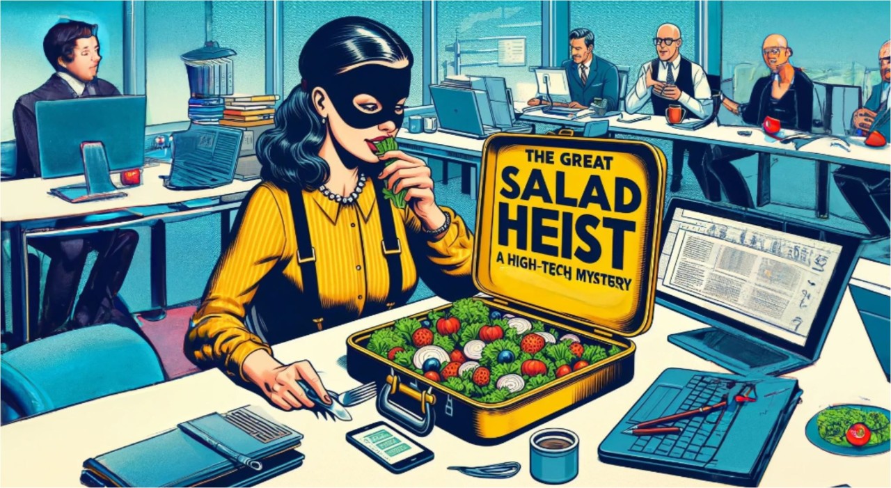 The Great Salad Heist: A Hilarious Tale of Lunchtime Larceny (Hack)