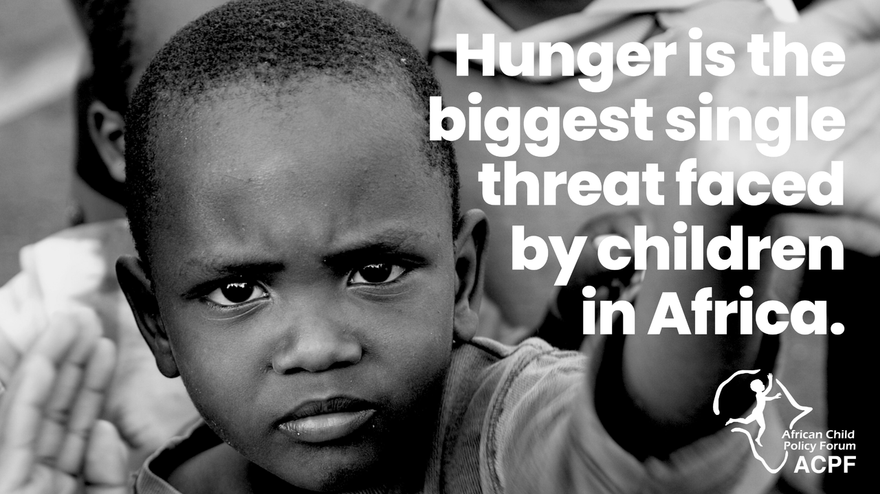 NO END IN SIGHT TO AFRICA'S CHILD HUNGER CRISIS
