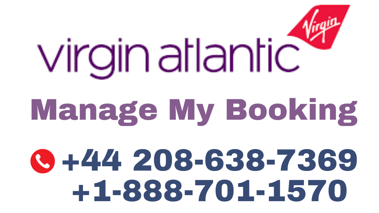 virgin travel manage my booking