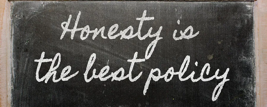The Importance of Being Honest The Importance of Being Honest