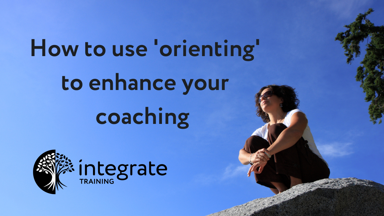 What is orienting and when is it useful?