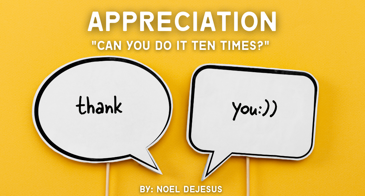 Appreciation Appreciation