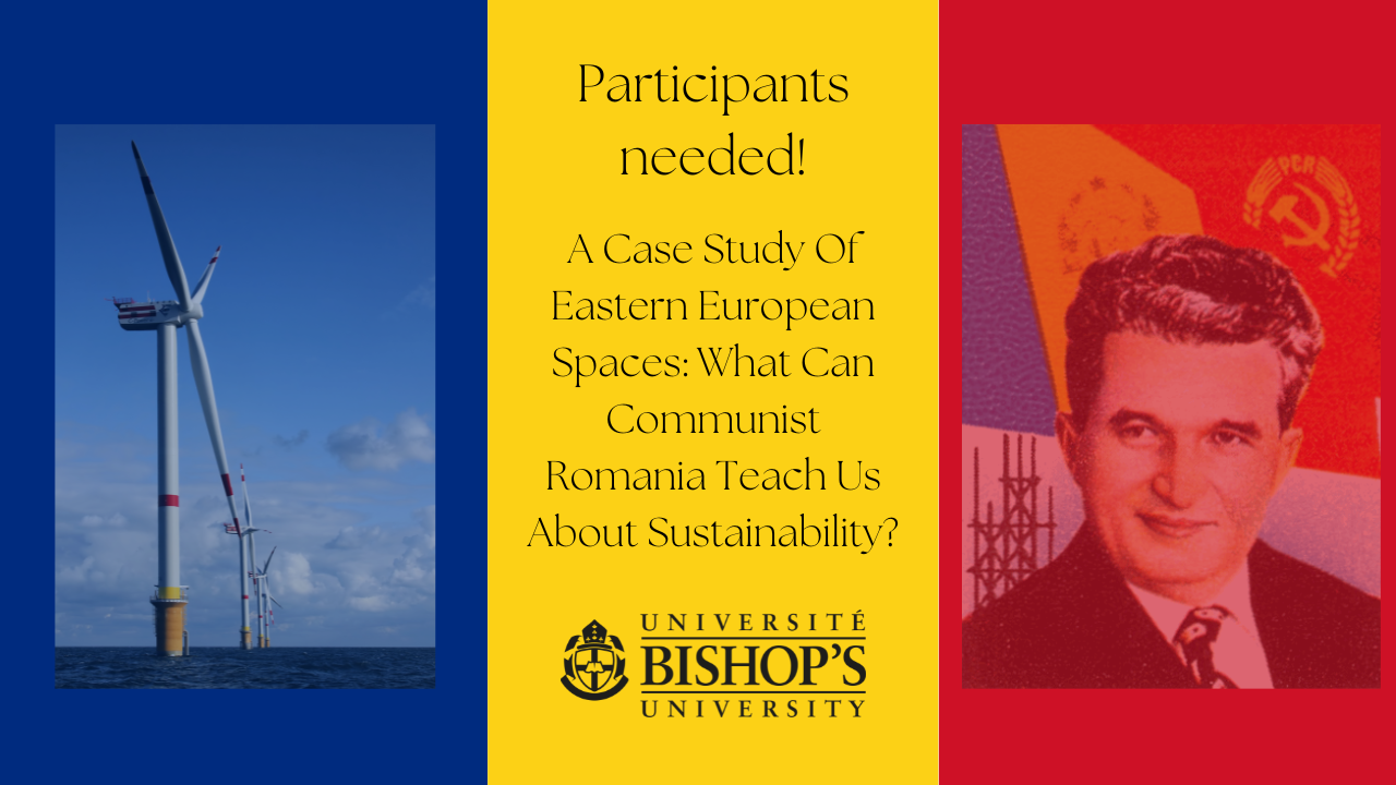 Participants needed!
A Case Study Of Eastern European Spaces: What Can Communist Romania Teach Us About Sustainability?