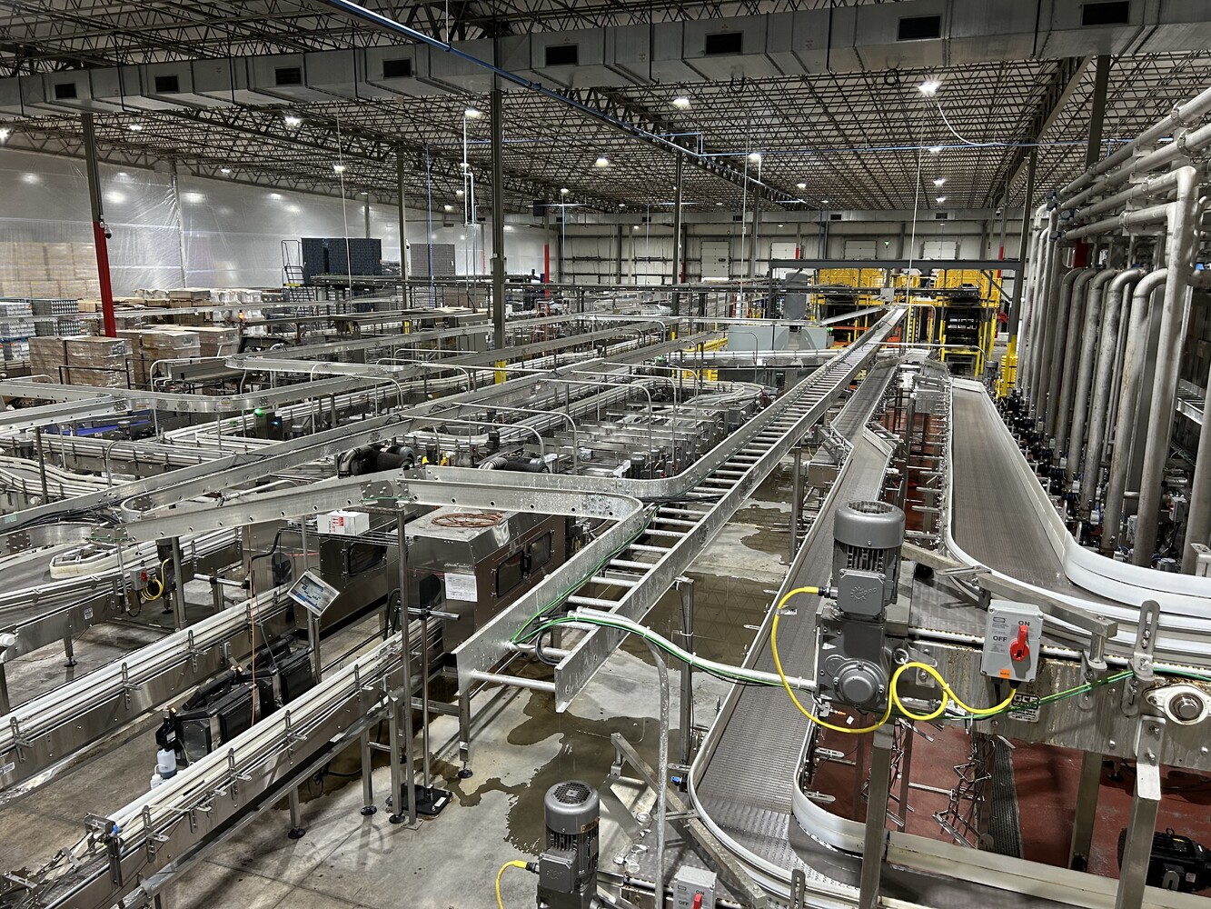 Inside the Lion Brewery facility