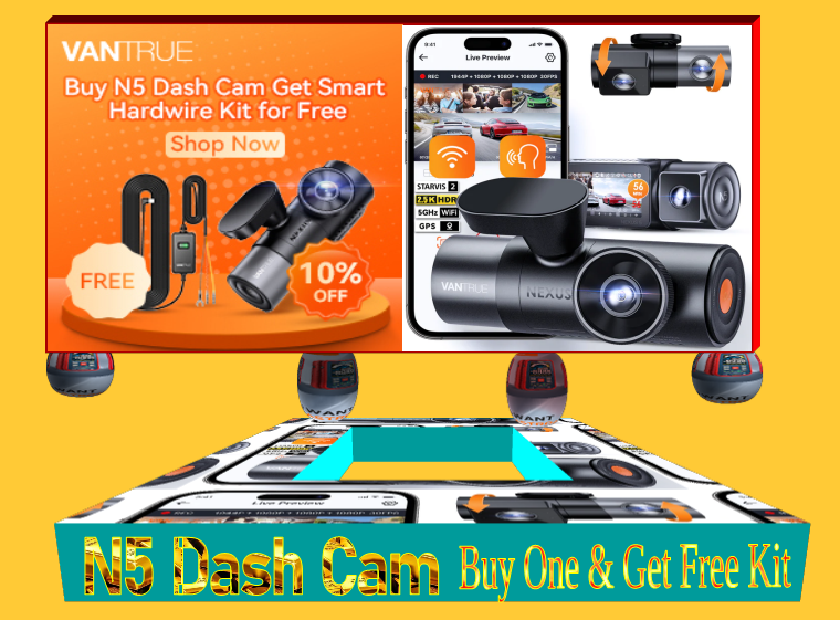 Buy the N5 Dach Cam and get a Free Kit