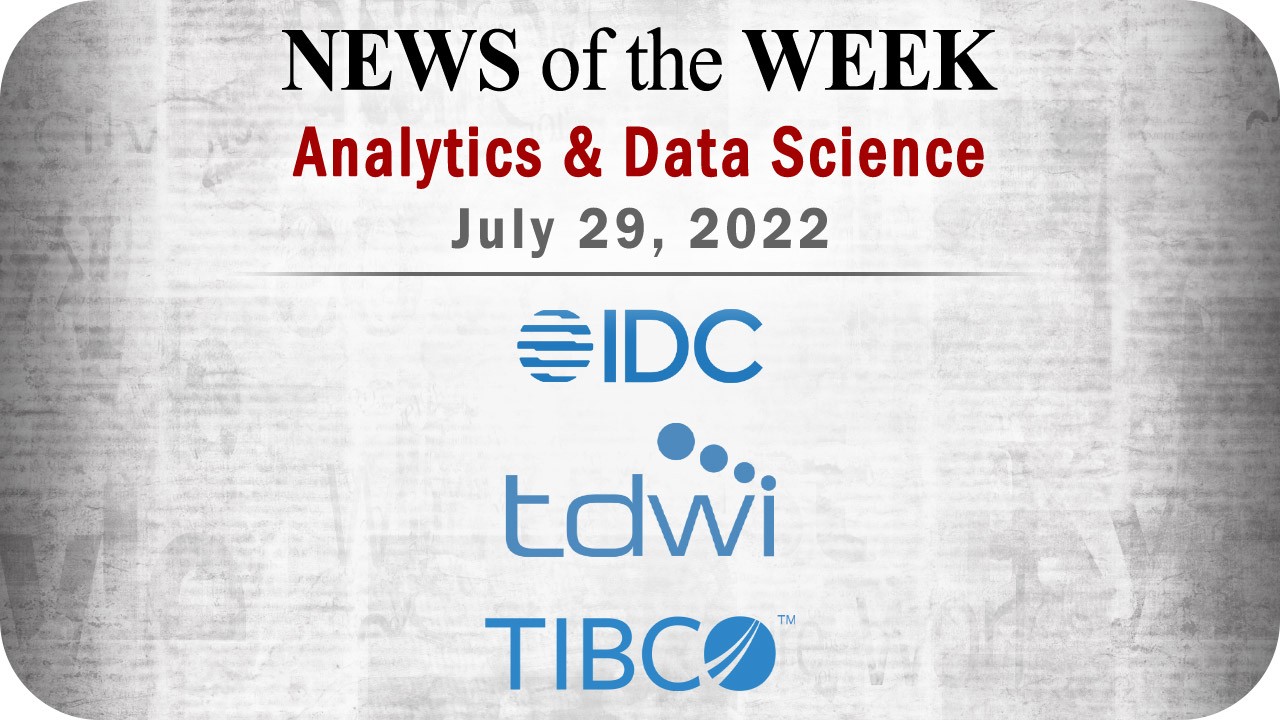 Top and Data Science for the Ending July 29, 2022