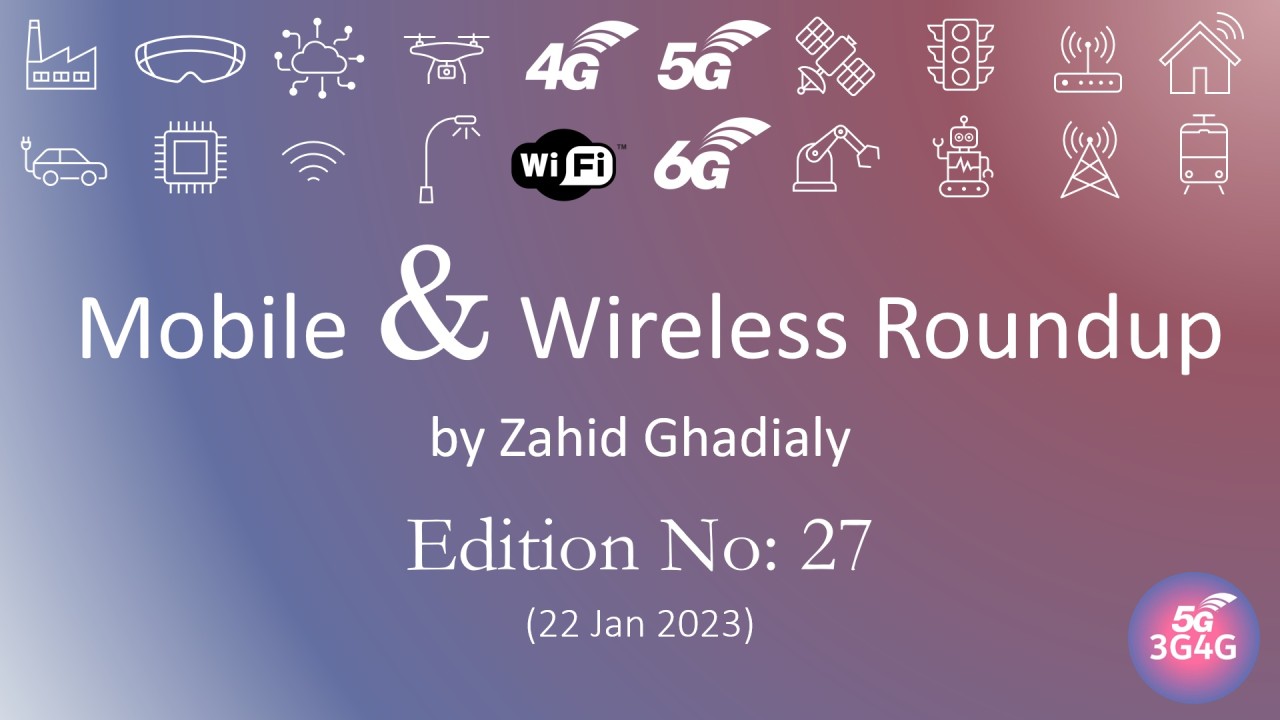 Mobile & Wireless Roundup #27