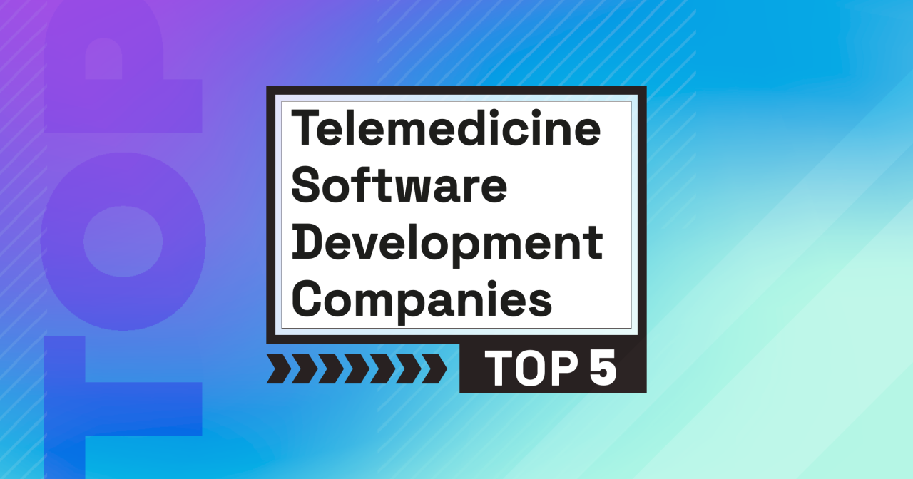 Top 5 Telemedicine Software Development Companies [UPDATED 2024]
