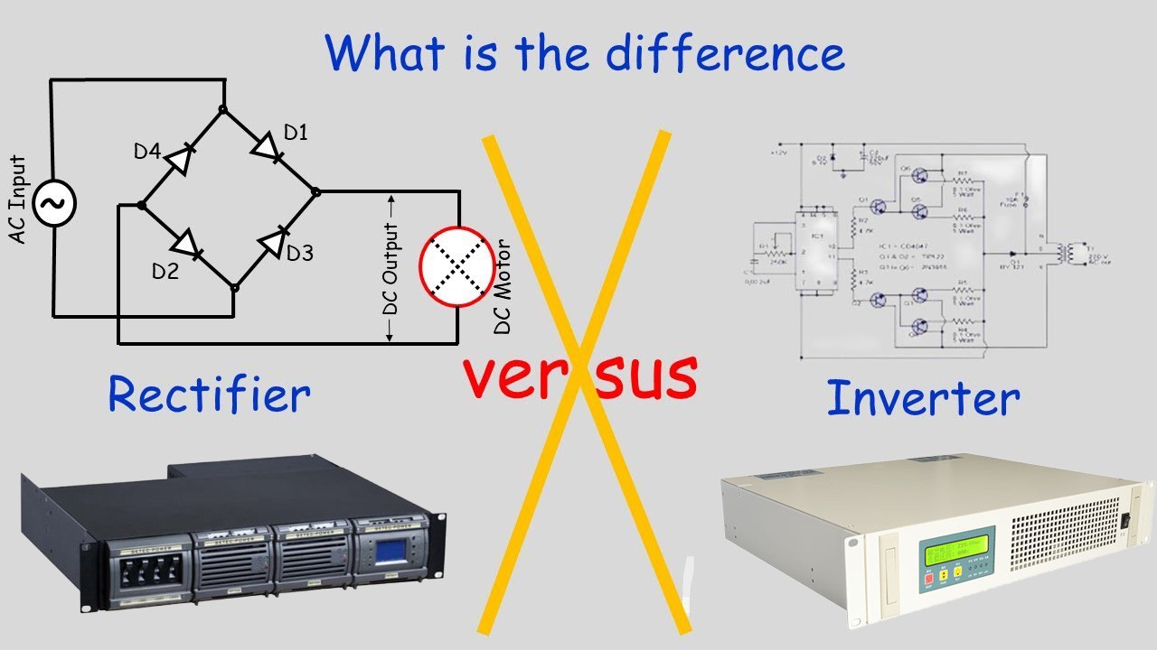 The difference between inverter and rectifier