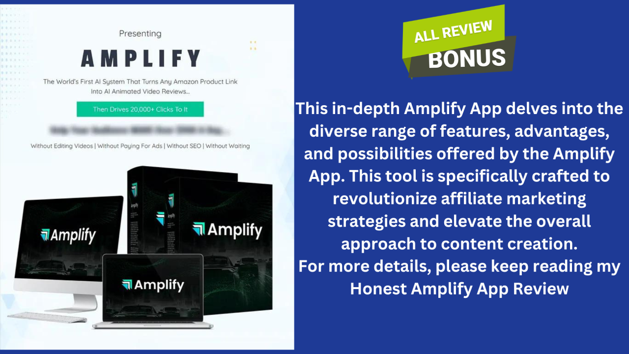 Amplify Review, 0T0s: Unleashing the Power of AI for  Product Reviews