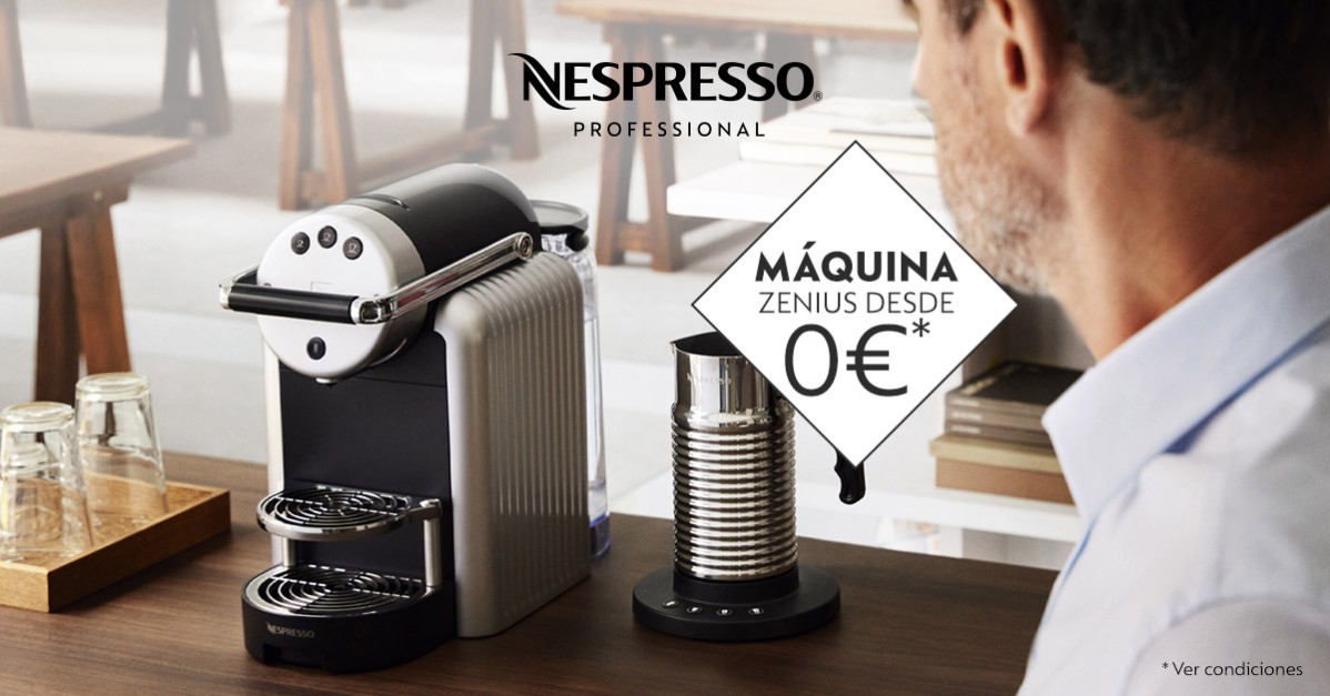 Nespresso Professional en LinkedIn: Zenius promoción, Máquinas de Café