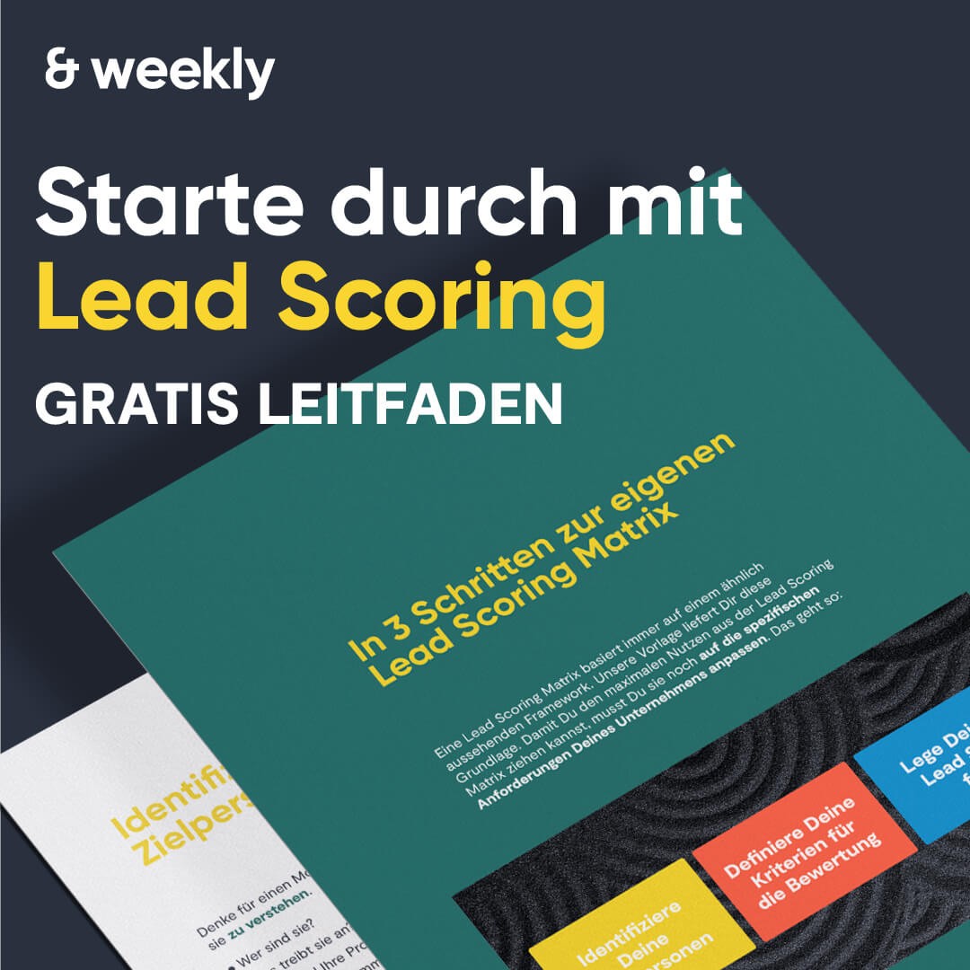 weekly on LinkedIn: So geht Lead Scoring: Excel Template und Leitfaden weekly on LinkedIn: So geht Lead Scoring: Excel Template und Leitfaden