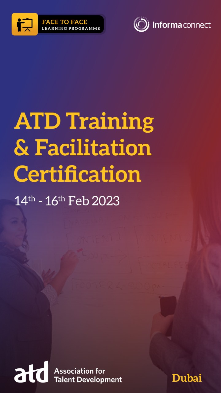 Informa Connect Middle East on LinkedIn: ATD Training Facilitation Informa Connect Middle East on LinkedIn: ATD Training Facilitation