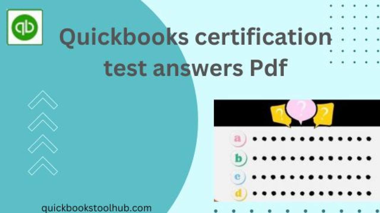 Quickbooks Online Certification exam answers pdf | LinkedIn