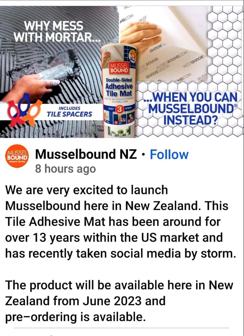 Terry M. JONES on LinkedIn: Excited to be launching MusselBound New  Zealand. MusselBound.com