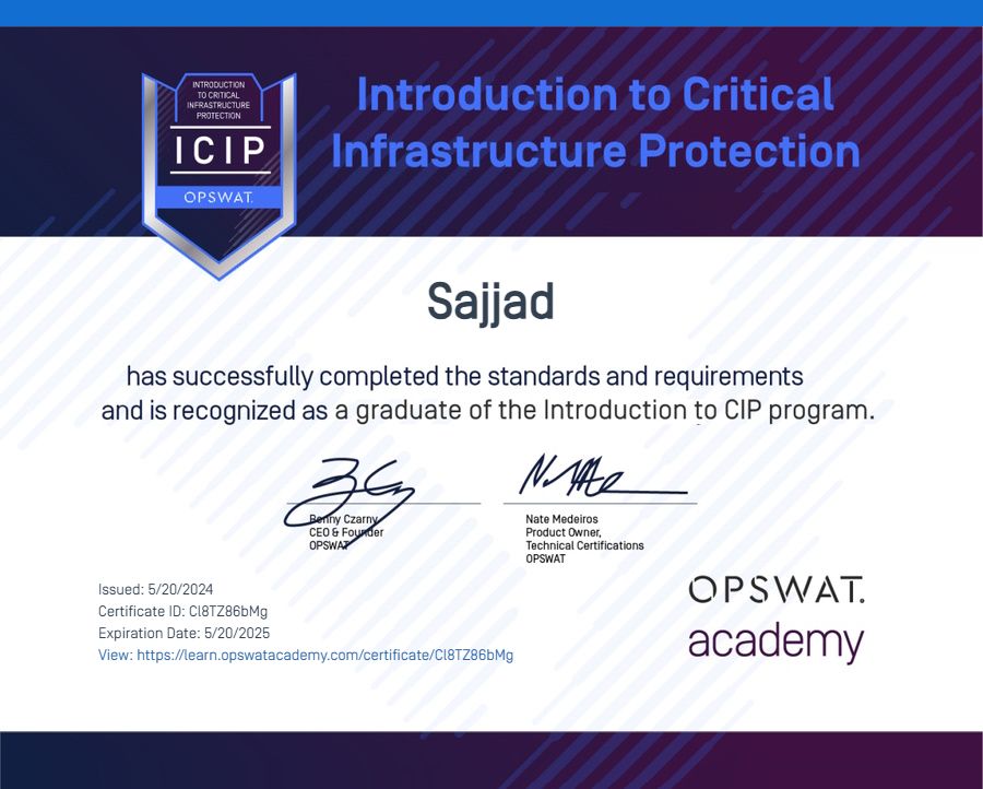 Sajjad Saroya on LinkedIn: Critical Infrastructure Protection Sajjad Saroya on LinkedIn: Critical Infrastructure Protection