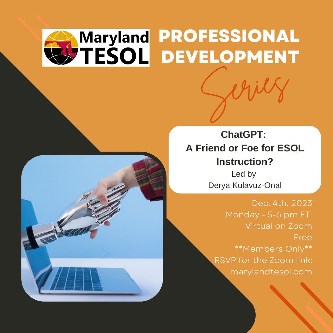 Maryland TESOL on LinkedIn: #esol Maryland TESOL on LinkedIn: #esol