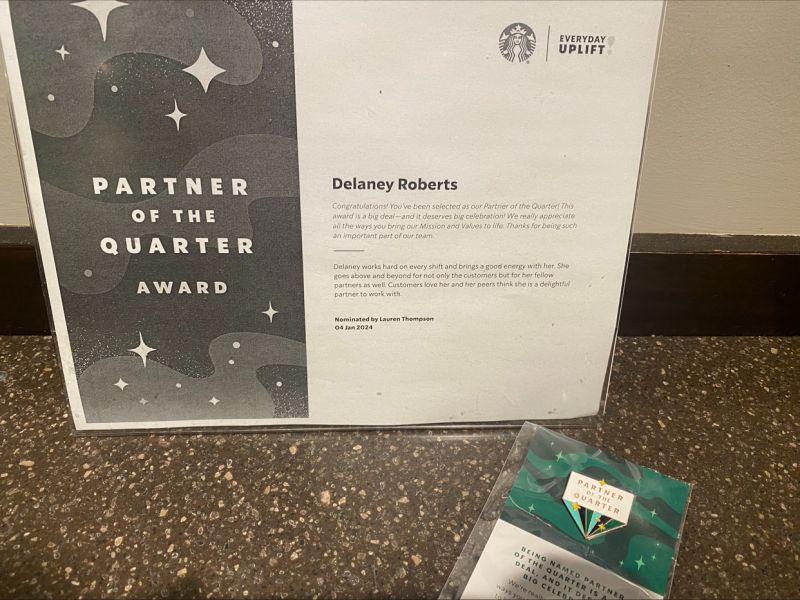 Delaney Roberts on LinkedIn: Heading into my 9th year of being with  Starbucks.