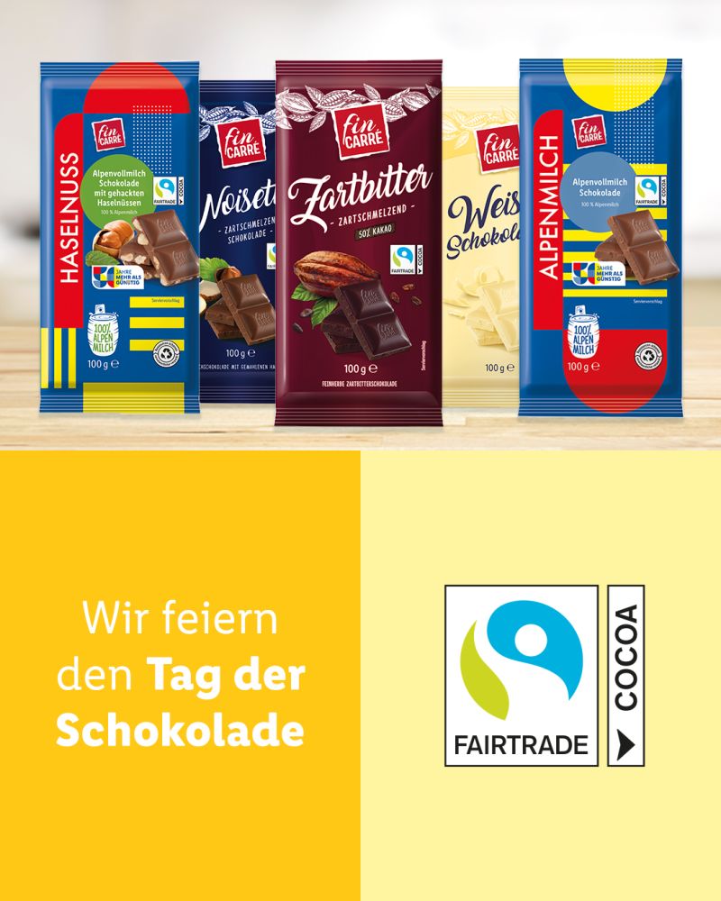 Lidl in Deutschland auf LinkedIn: #teamlidl #schokolade #fairtrade