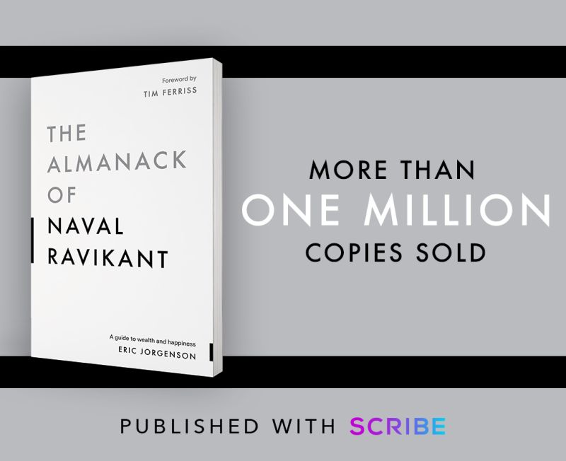 Eric Jorgenson on LinkedIn: The Almanack of Naval Ravikant has now sold  over 1,000,000 copies. We've…