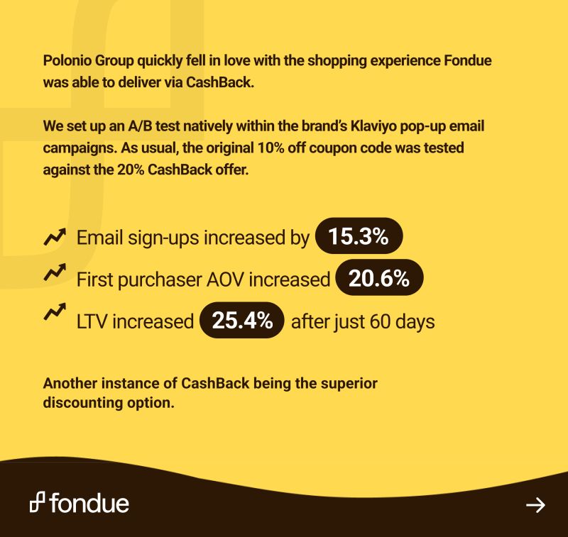 How Polonio Group increased welcome flow by 25.4% with CashBack., Oren  Charnoff posted on the topic