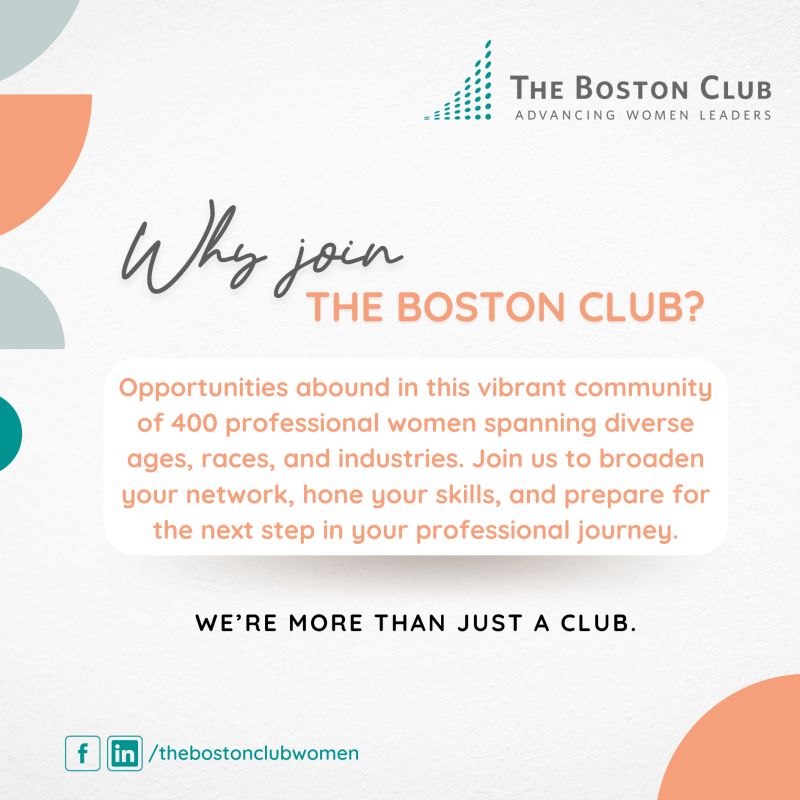 The Boston Club on LinkedIn: #bostonclubmembership #womeninleadership # ...