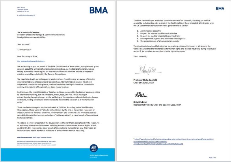 Saba Ahmed on LinkedIn: Well done for the BMA taking this stance. I hope  the RPS, and RCN follow…