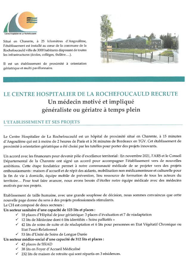Centre Hospitalier De La Rochefoucauld