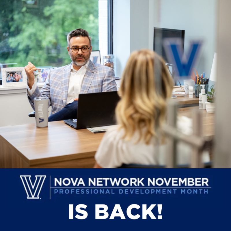 Villanova University Career Management on LinkedIn: Nova Network November  registration is officially open! This monthlong…