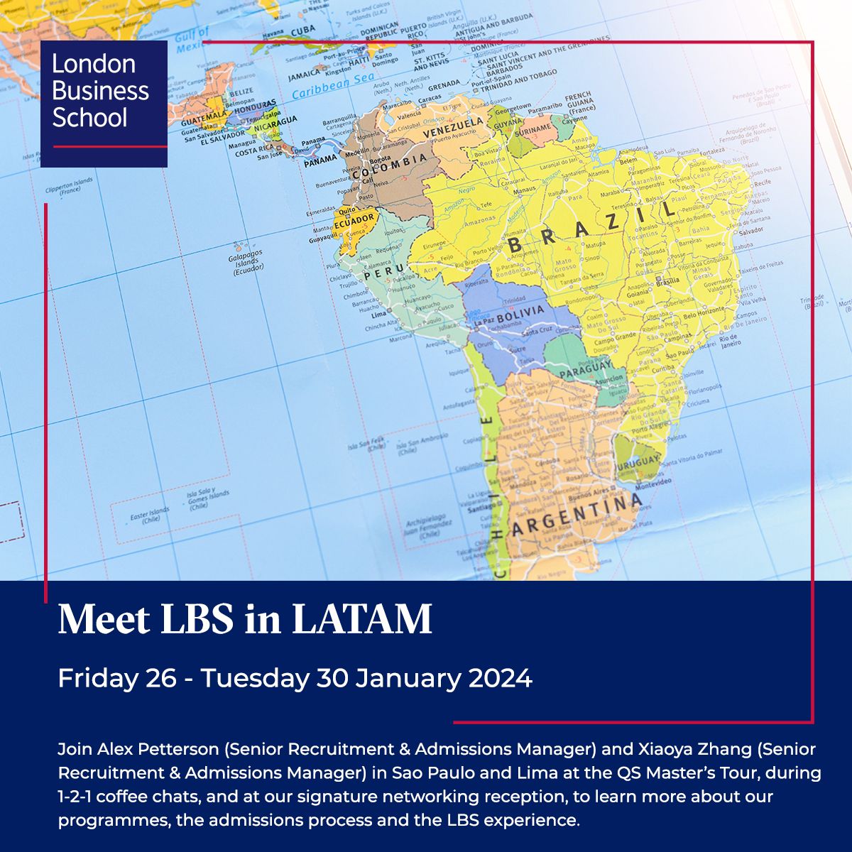 Rosa Rodríguez on LinkedIn: Amazing opportunity to meet LBS in Lima!