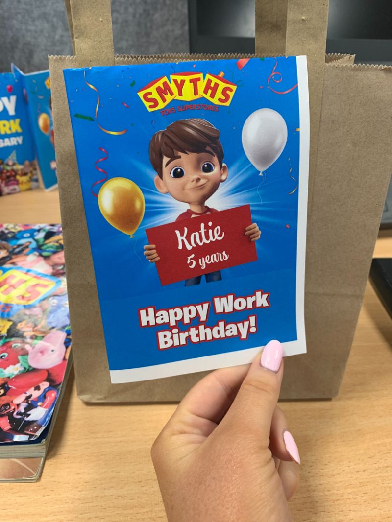 Katie Morris on LinkedIn: Celebrating 5 Years at Smyths Toys  Superstores!!🎉🍫🍬