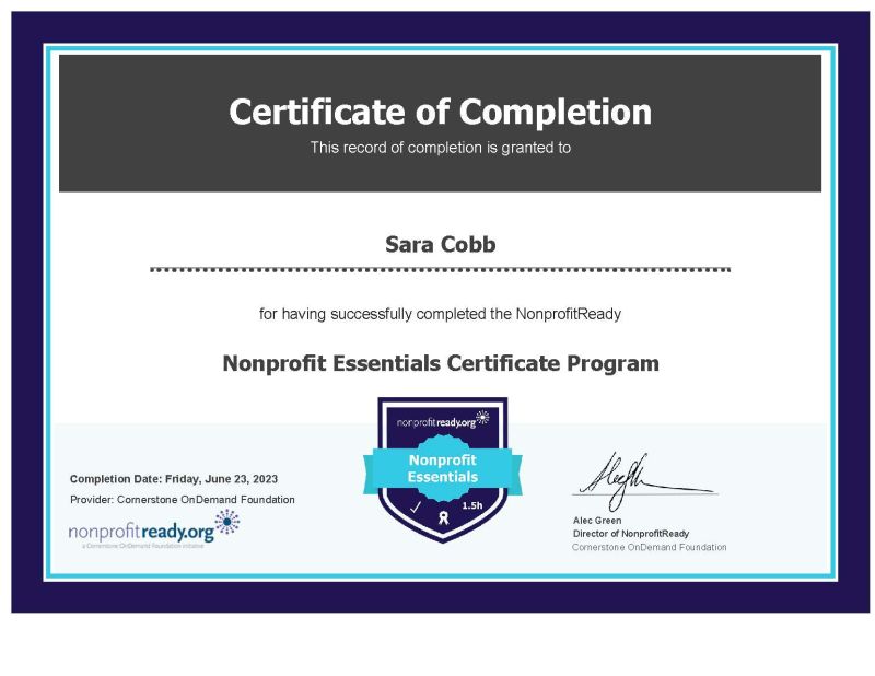Sara Cobb M Ed ACNP on LinkedIn: NonprofitReady Nonprofit Essentials Sara Cobb M Ed ACNP on LinkedIn: NonprofitReady Nonprofit Essentials