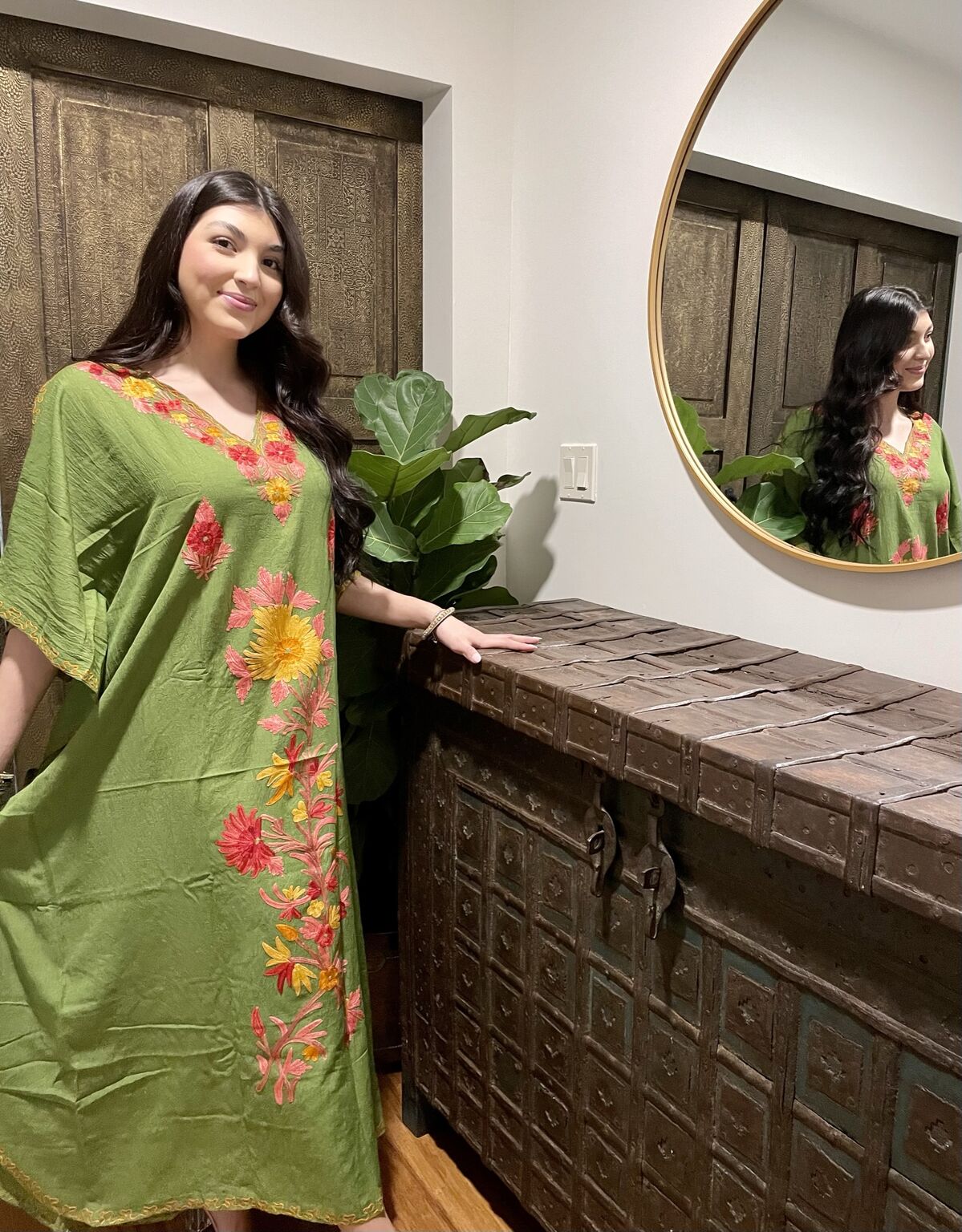 Mogul Interior on LinkedIn: The hand-embroidered caftan dresses feature ...