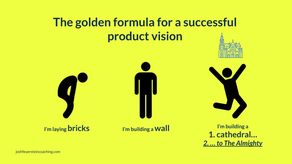 The golden formula for a successful product vision (2 minute read)