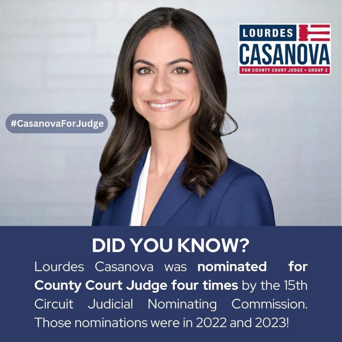 Lourdes Casanova for County Court Judge Group 2 on LinkedIn: #didyouknow Lourdes Casanova for County Court Judge Group 2 on LinkedIn: #didyouknow