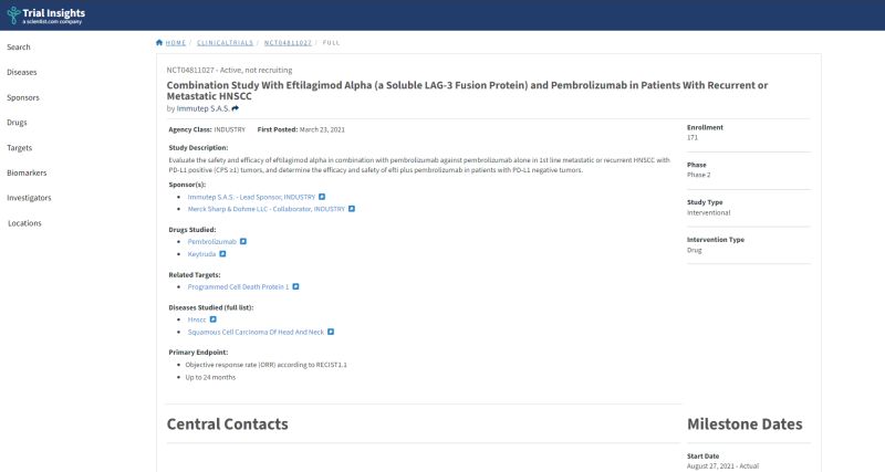 BioPharmCatalyst (A Scientist com Company) on LinkedIn: #trialinsights BioPharmCatalyst (A Scientist com Company) on LinkedIn: #trialinsights