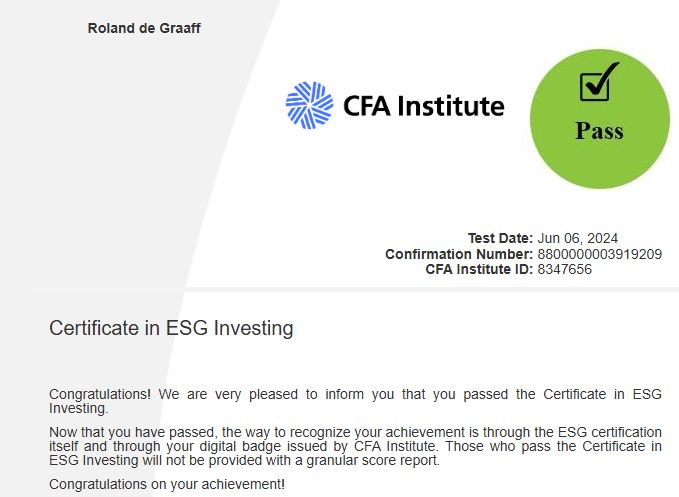 Roland de Graaff RBA CIPM on LinkedIn: Happy to share I passed my CFA Roland de Graaff RBA CIPM on LinkedIn: Happy to share I passed my CFA